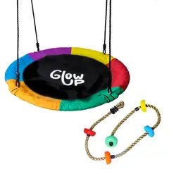 GLOWUP - Pack Columpio Ovalado Escalador Columpio