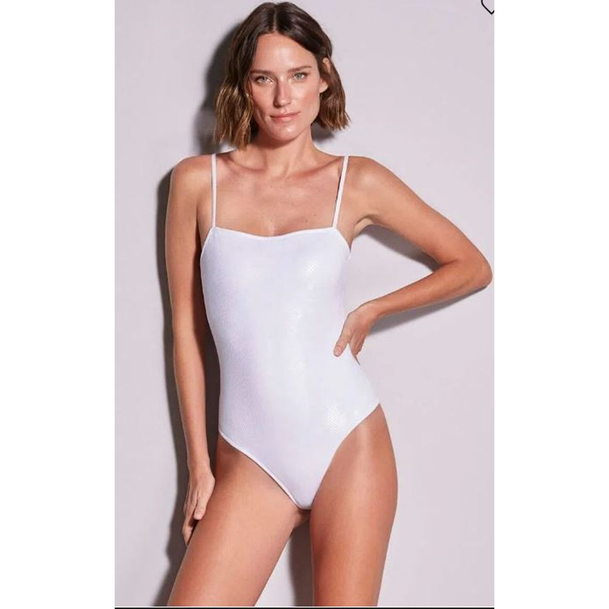 HOPE - Traje de baño blanco prisma.