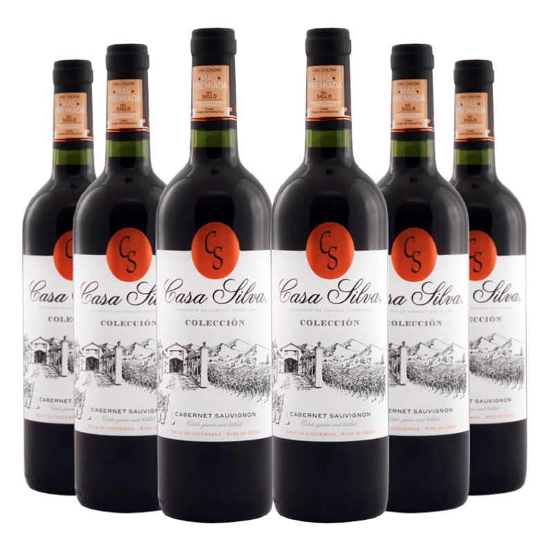 CASA SILVA - 6 Vinos Casa Silva Coleccion Cabernet Sauvignon