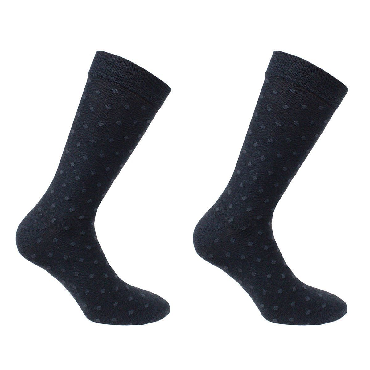 PERUGGI - Peruggi -2 Pares Calcetín Bamboo Rombos Marengo