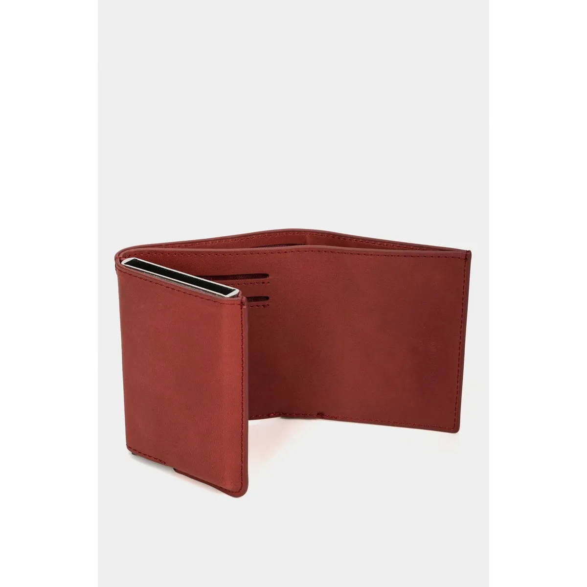 VELEZ - Vélez Porta Documentos De Cuero Tecnológico Vinotinto