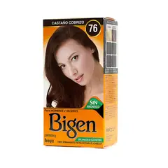 BIGEN - TINTE PERMANENTE EN POLVO # 76 CASTAÑO COBRIZO