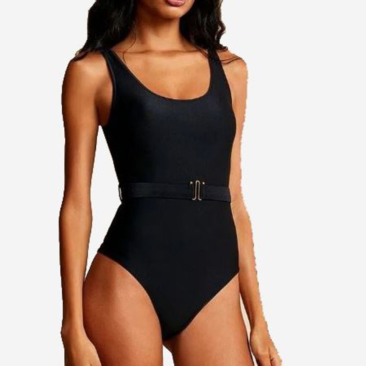 HOPE - Traje de baño preto- negro.