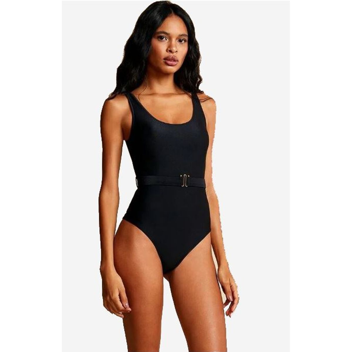 HOPE - Traje de baño preto- negro.