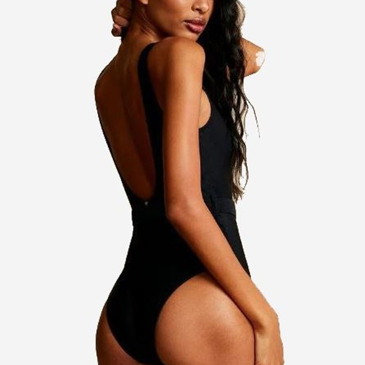 HOPE - Traje de baño preto- negro.