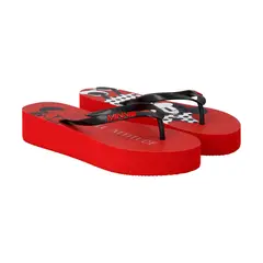 DISNEY - SANDALIA FLIP FLOP ALTA MINNIE MOUSE ROJA