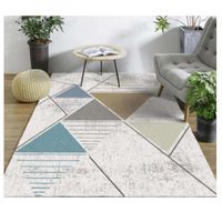 Alfombra Living 120X160 Cm. Niza Tapete 3D Sala Estar