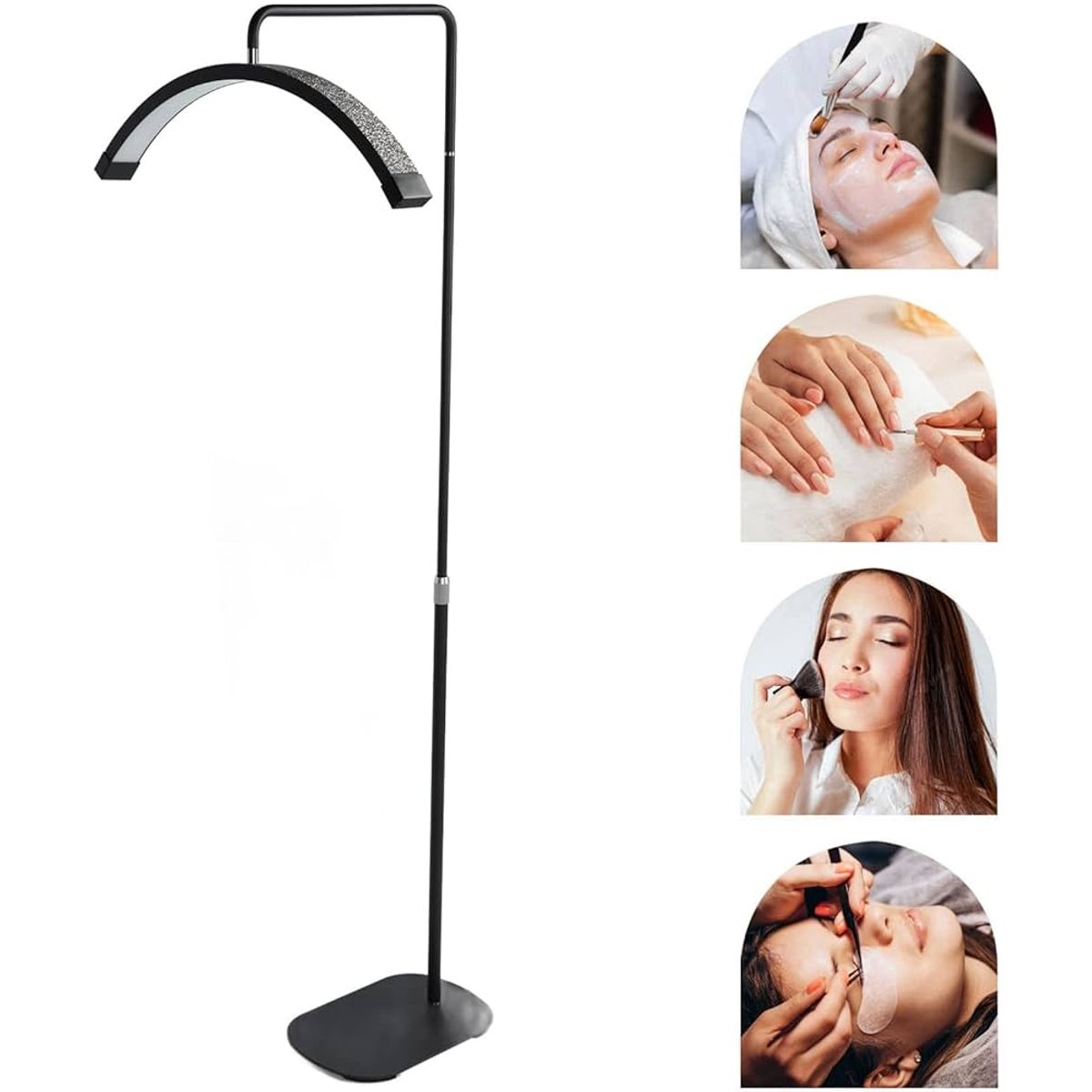 ACTUAL - Lampara Media Luna Led Peluqueria Pestanas Tatuajes Maquillaje