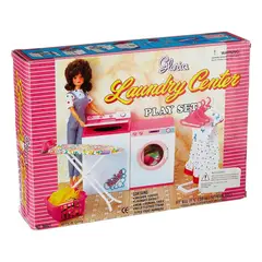 GENERICO - Juego De Muebles Lavanderia De Muñecas Lavanderia Juguete