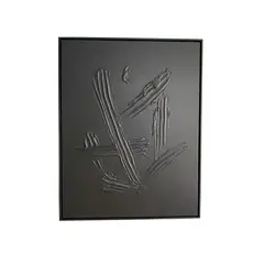 GENERICO - Cuadro decorativo negro 90x70