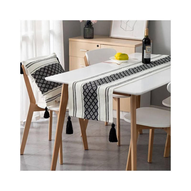GENERICO - Camino De Mesa Medida 37x180cm Bordado Variedad en Colores
