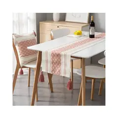 GENERICO - Camino De Mesa Medida 37x180cm Bordado Variedad en Colores