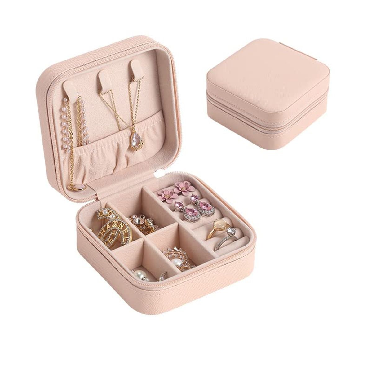 EVERSO - Joyero Para Collar Anillos Aros Caja De Almacenamiento Joyas