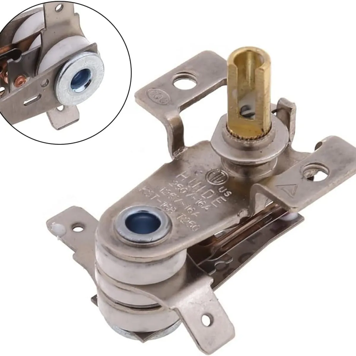 KUANGYE - Termostato Para Horno Electrico De 0 A 250 Grados 16 Amp