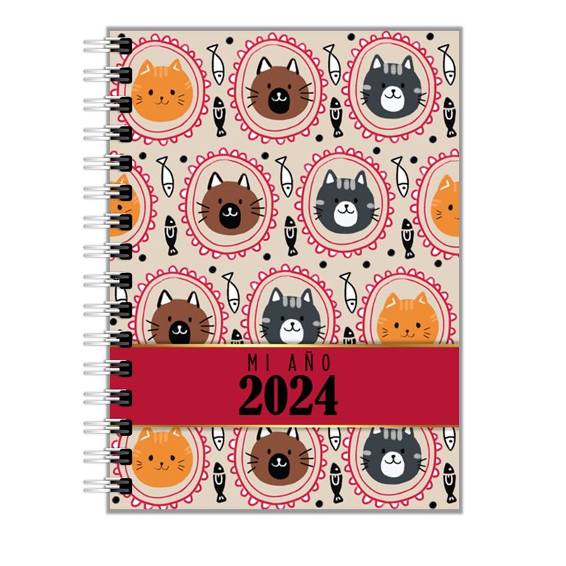 GENERICO - Agenda 2024 gato gatito