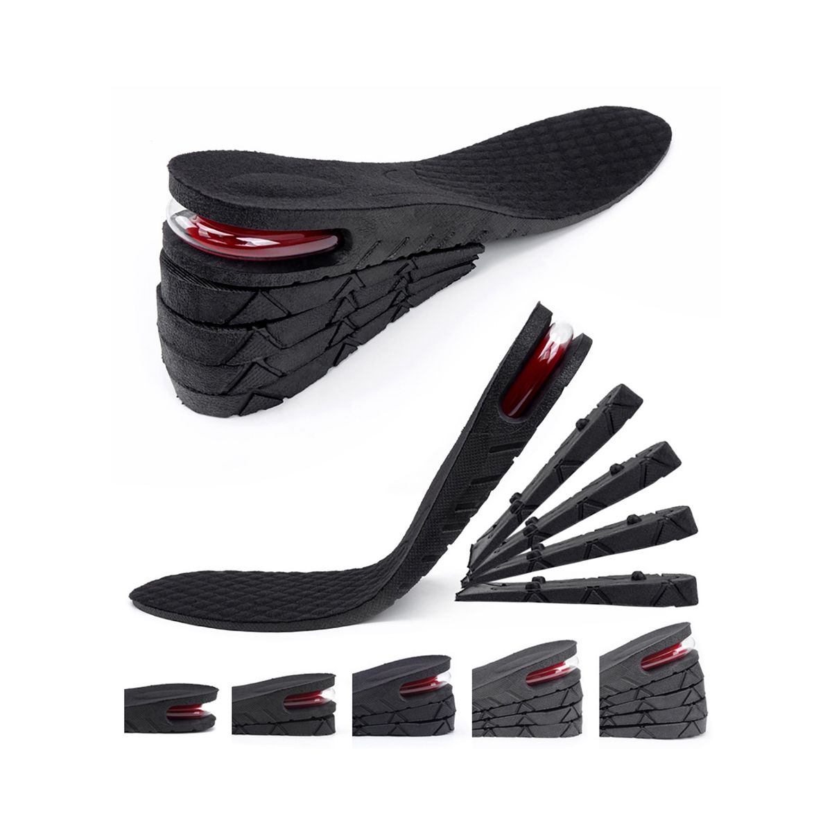 WELDMON - 1 Par 5-Layer Height 9cm Elevadores de zapatos para Unisex