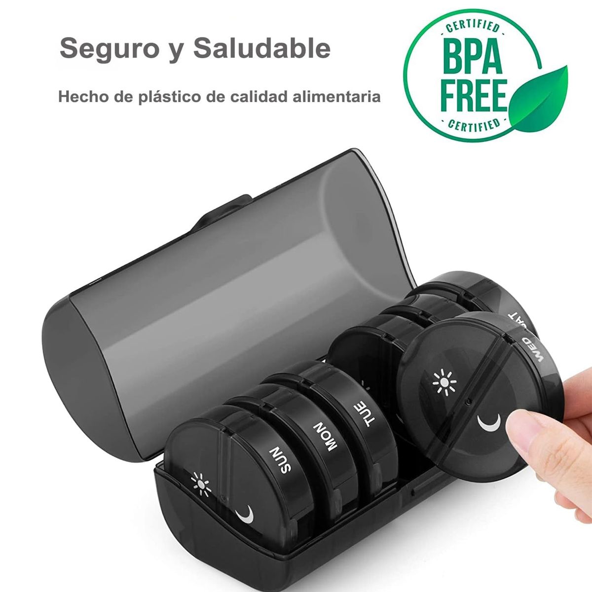 COREJOY - Organizador De Pastillas Portátil Pastillero Semanal