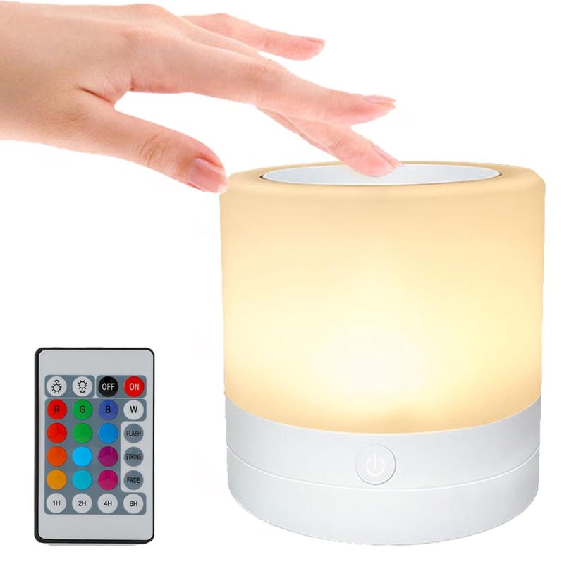 COREJOY - Lámpara Escritorio Recargable Dormitorio Estudio Control