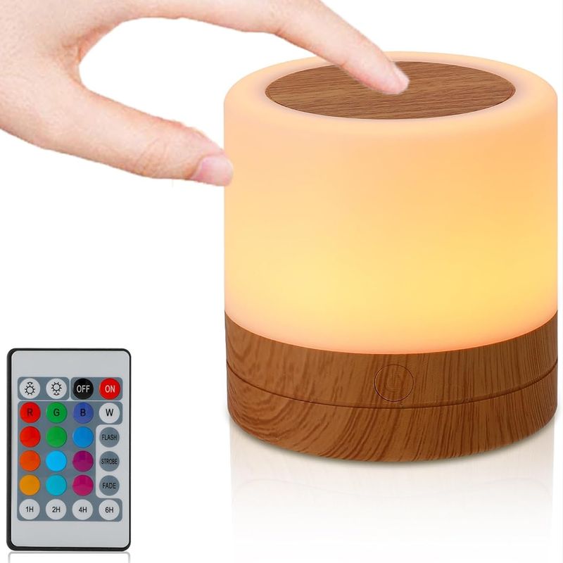 COREJOY - Lámpara Escritorio Recargable Dormitorio Estudio Control