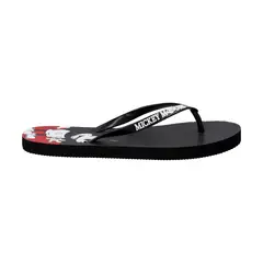 MICKEY MOUSE - SANDALIA FLIP FLOP BAJA NEGRA