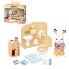 SYLVANIAN FAMILIES - Set De Baño Coco Conejo Chocolate -