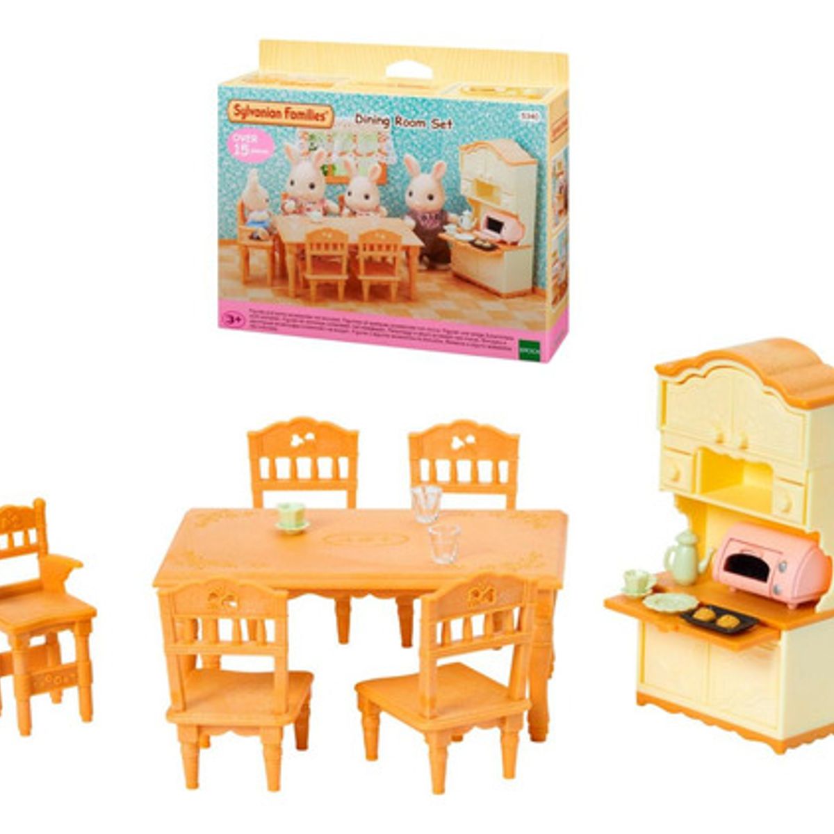 SYLVANIAN FAMILIES - Set comedor Sylvanian Families para bebé colección