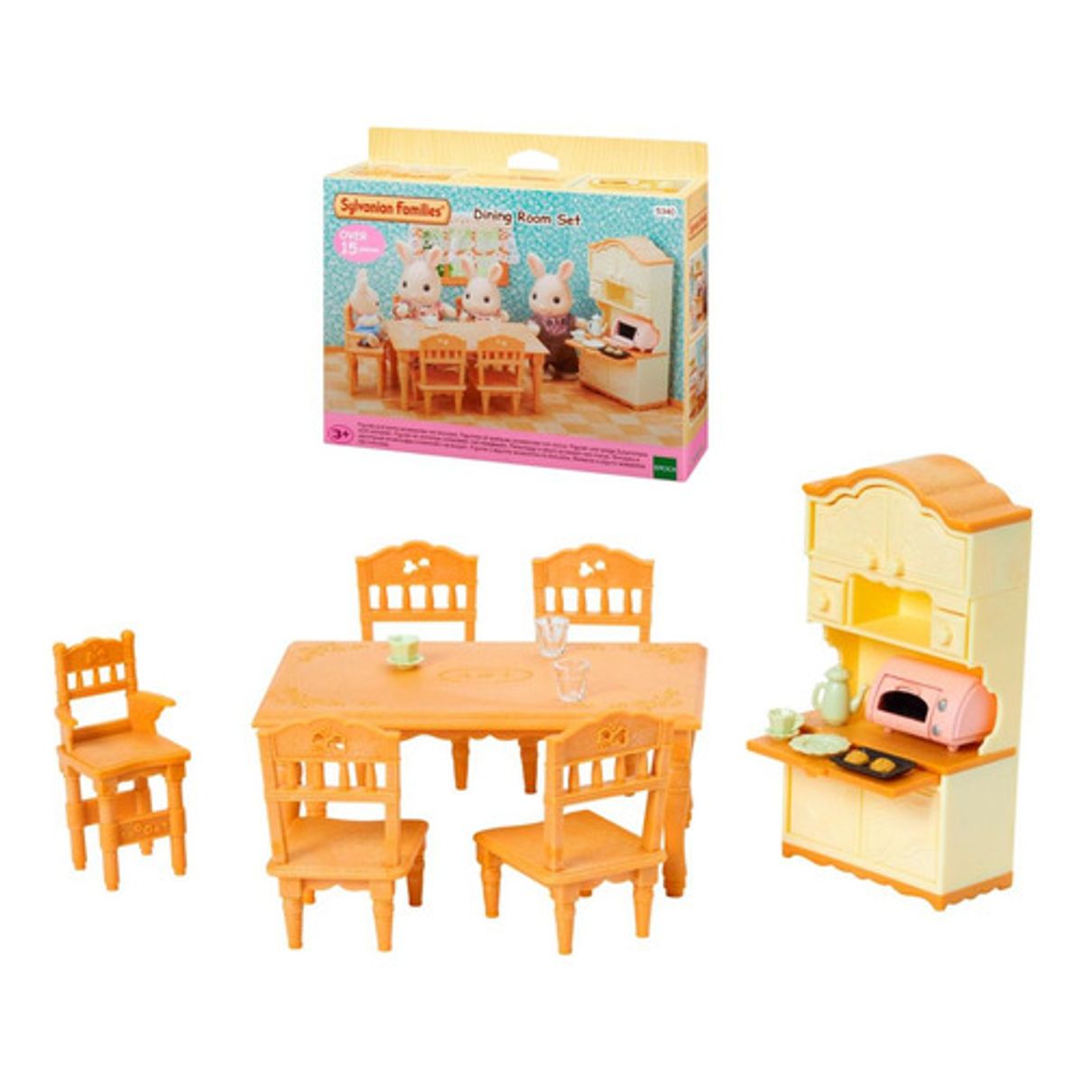 SYLVANIAN FAMILIES - Set comedor Sylvanian Families para bebé colección