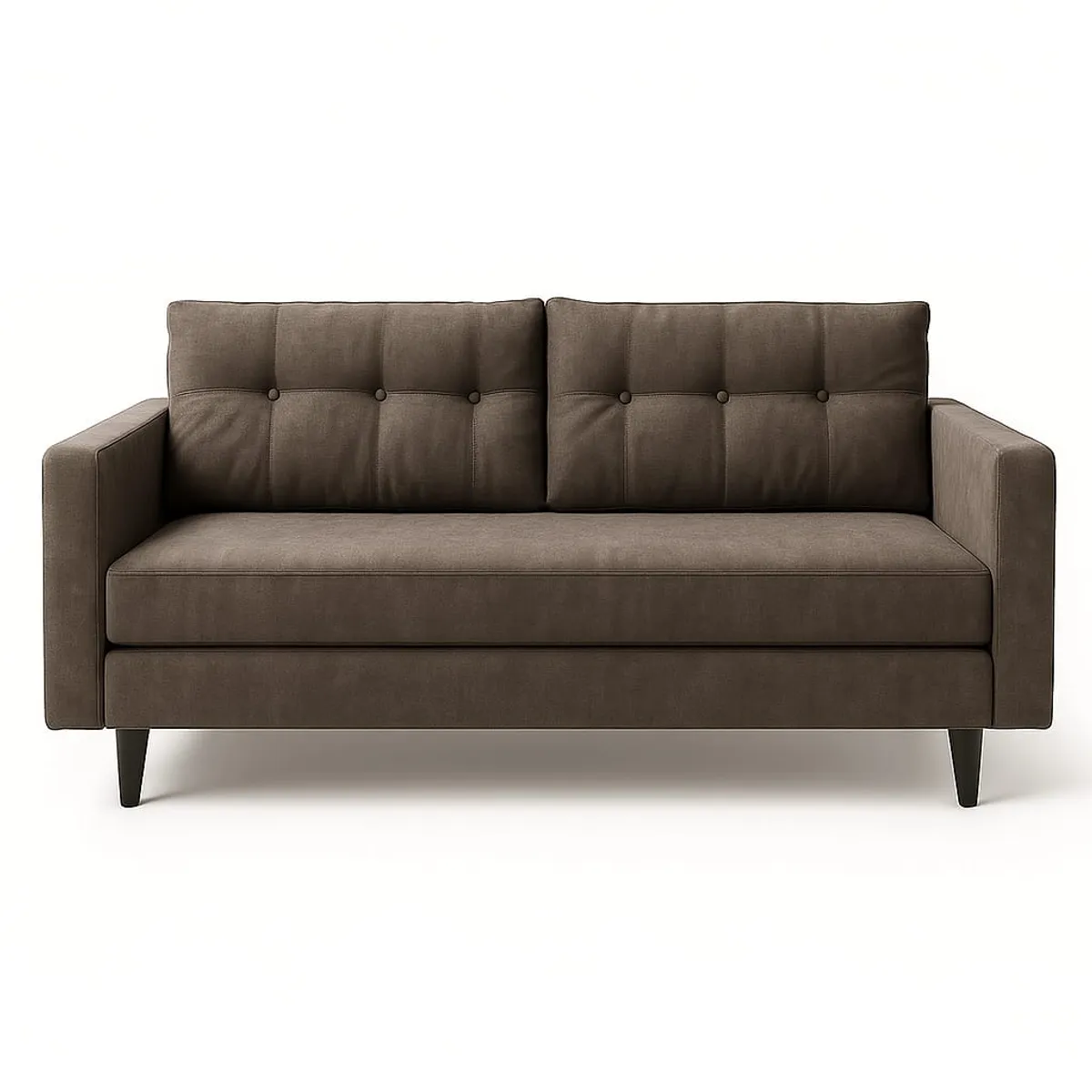 FLOBAL - Sofá 3 Cuerpos Paris - Marrón Repelente a Líquidos