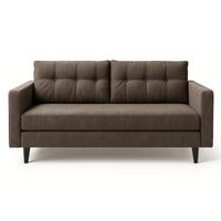 Sofá 3 Cuerpos Paris - Marrón Repelente a Líquidos