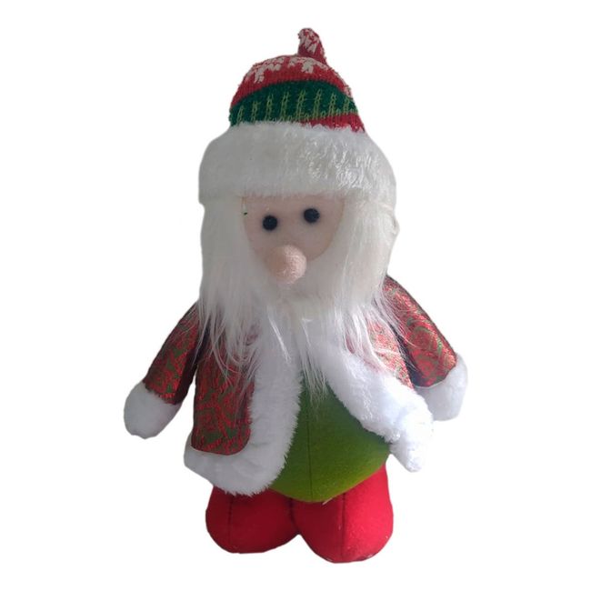 GENERICO - Muñeco Viejito Pascuero Patas Largas Navideño Verde