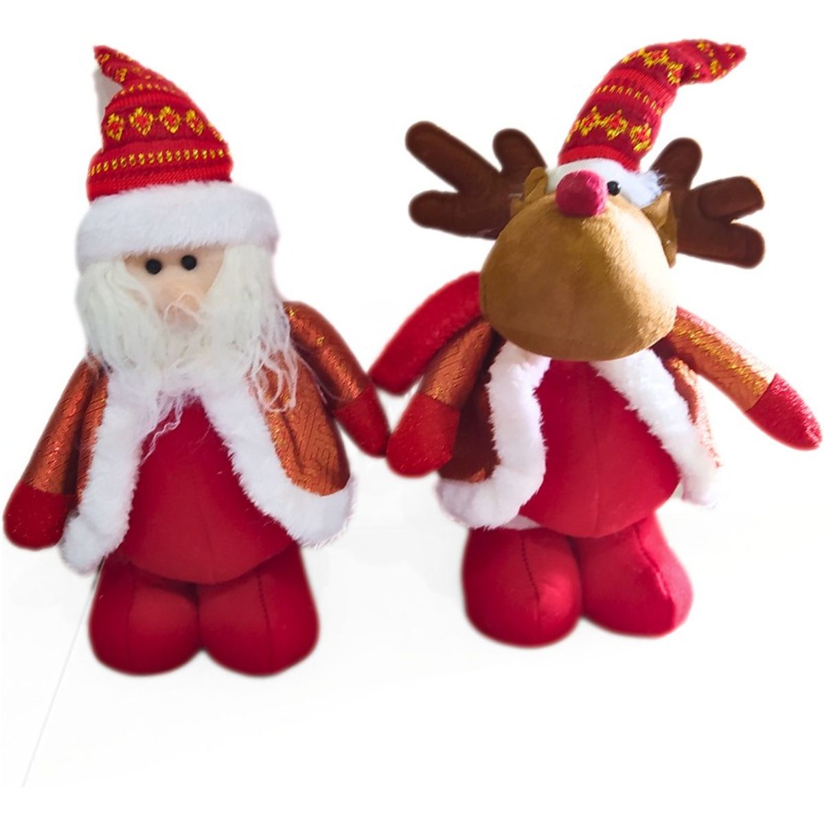 GENERICO - Muñecos Patas Largas Pack2 Modelo 05 Decoracion Navideña