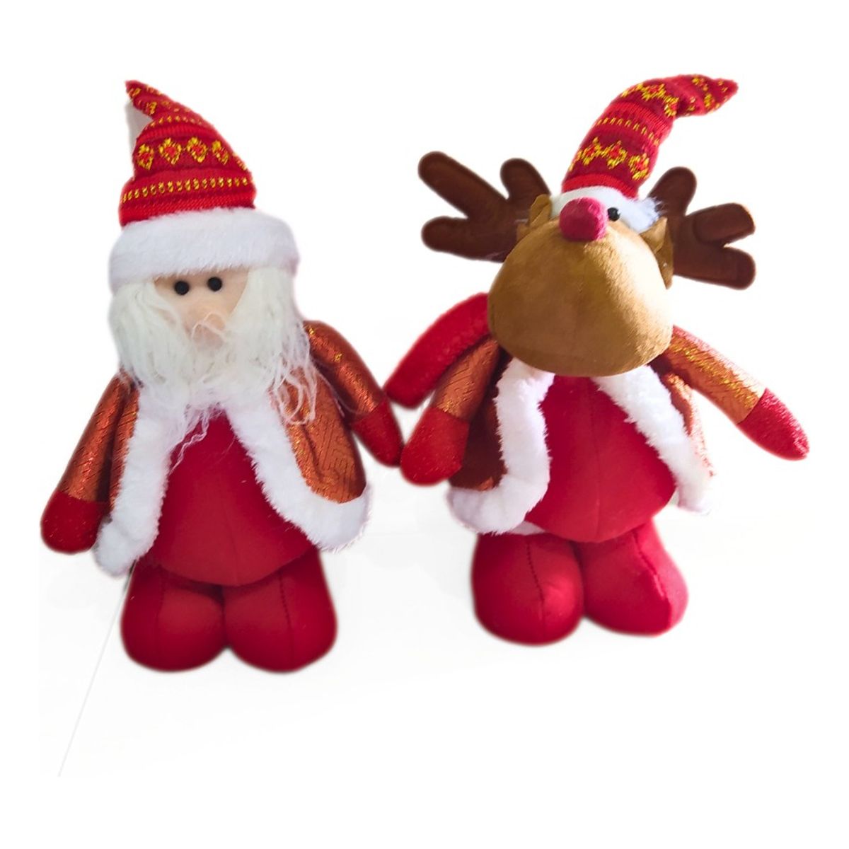 GENERICO - Muñecos Patas Largas Pack2 Modelo 05 Decoracion Navideña