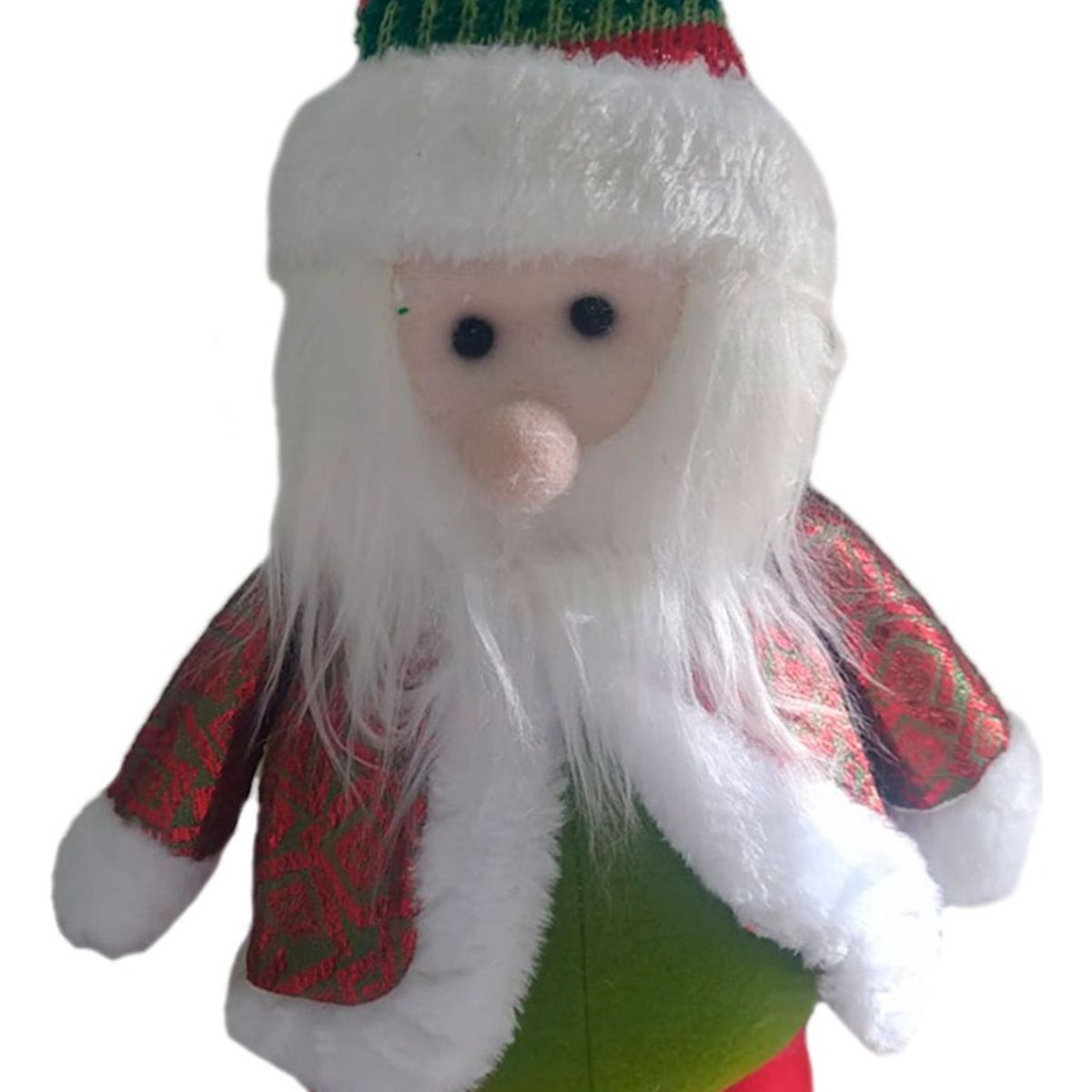 GENERICO - Muñeco Viejito Pascuero Patas Largas Navideño Verde