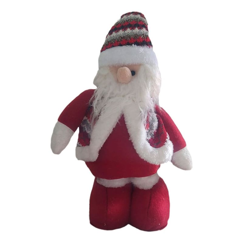 GENERICO - Muñeco Viejito Pascuero Patas Largas Navideño Rojo