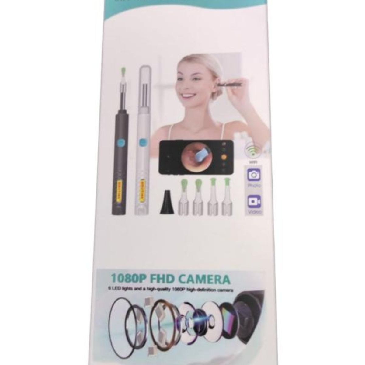 OEM - Kit De Limpieza De Oídos con Cámara Otoscopio 1080P