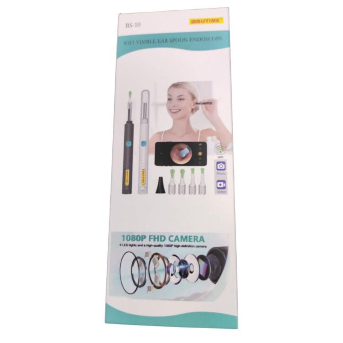 OEM - Kit De Limpieza De Oídos con Cámara Otoscopio 1080P