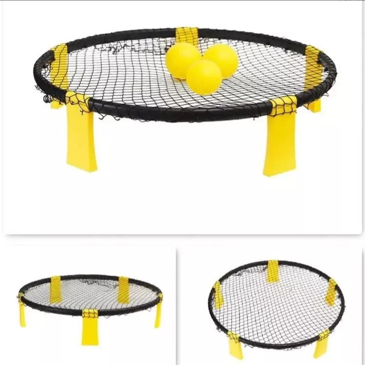 GENERICO - Netball Juego De Malla Con Rebote Spikeball con Pelotas
