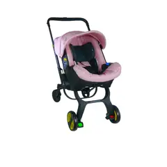 GENERICO - Coche Silla Automóvil 2 en 1 Rosado
