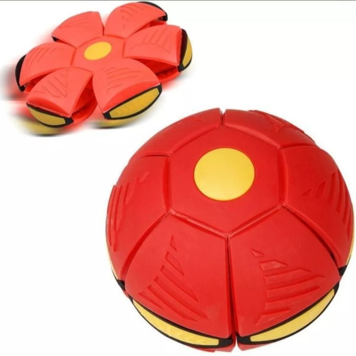 GENERICO - Pelota Plana Flat Ball Disco Plano Con Luz Led