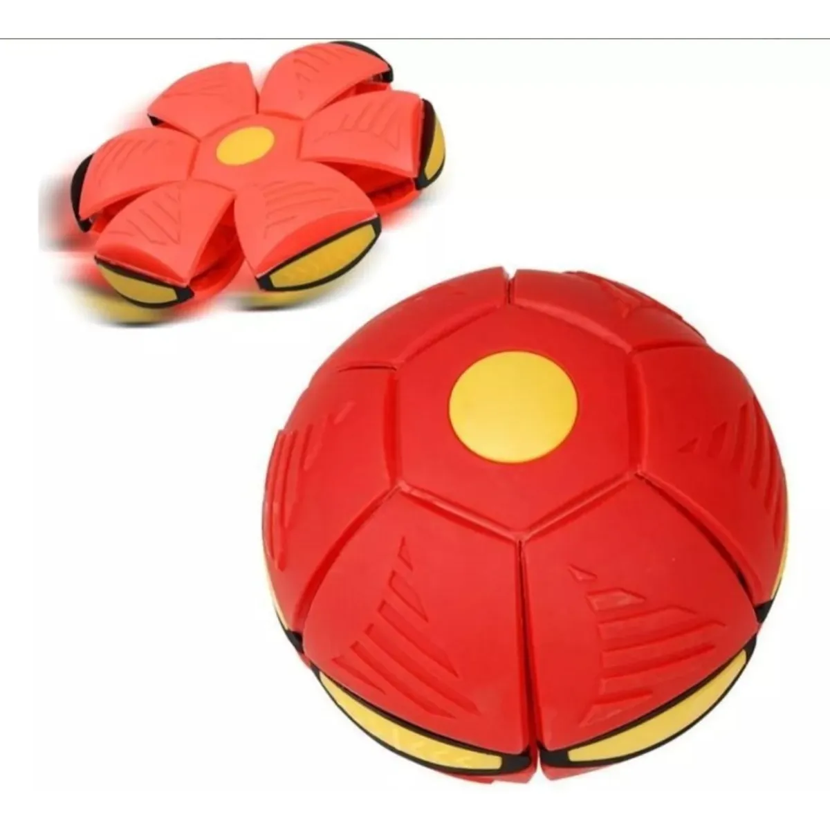 GENERICO - Pelota Plana Flat Ball Disco Plano Con Luz Led