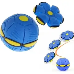 GENERICO - Pelota Plana Flat Ball Disco Plano Con Luz Led