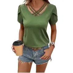 LOOK SHOP - Polera Mujer Blusa Ancha Primavera 510