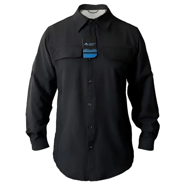 BLUE MOUNTAIN - Camisa Outdoor Secado Rapido Hombre Upf50