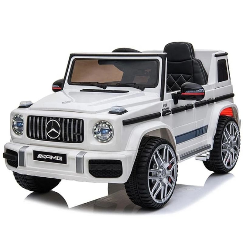 KIDSCOOL - AUTO A BATERÍA JEEP MERCEDES BENZ G63 BLANCO - 8350072AR-BL