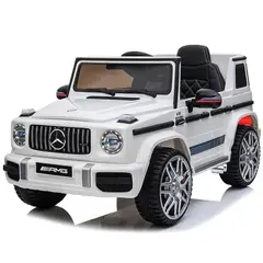 KIDSCOOL - AUTO A BATERÍA JEEP MERCEDES BENZ G63 BLANCO - 8350072AR-BL