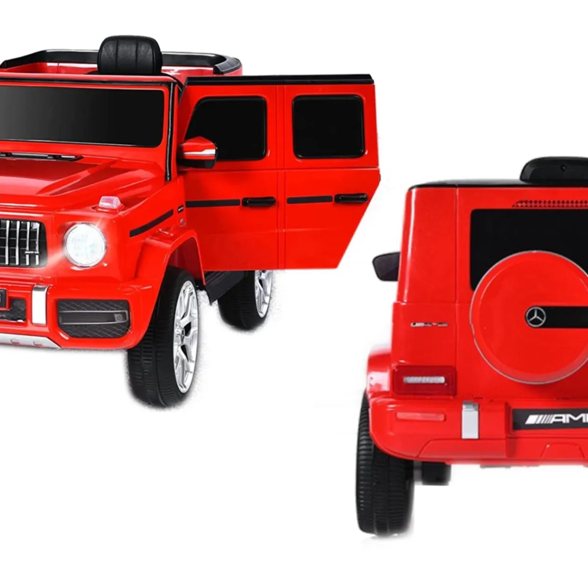 KIDSCOOL - Auto A Bateria Jeep Mercedes Benz G63 Rojo
