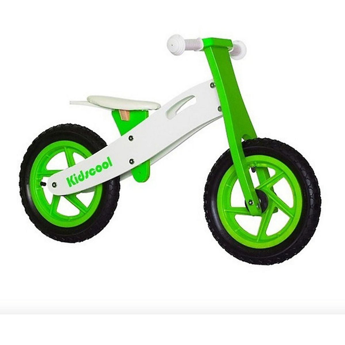 KIDSCOOL - Bicicleta De Madera New Riders Verde