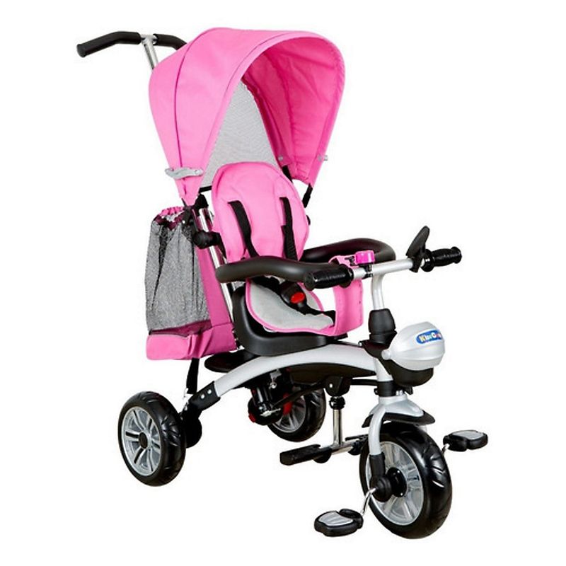 KIDSCOOL - TRICICLO COCHE 5 EN 1 LIGHT GREEN ROSA - KIDSCOOL - X3-RS.