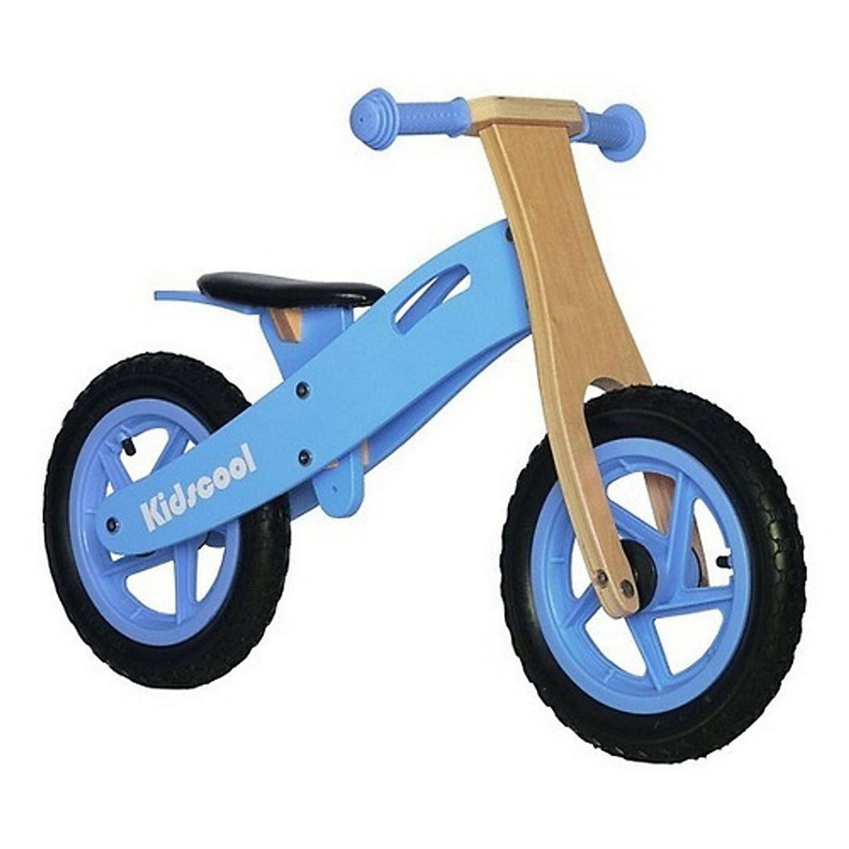 KIDSCOOL - Bicicleta De Madera New Riders Azul