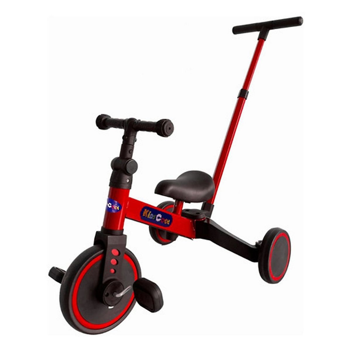 KIDSCOOL - Triciclo Astro 3 Funciones Rojo